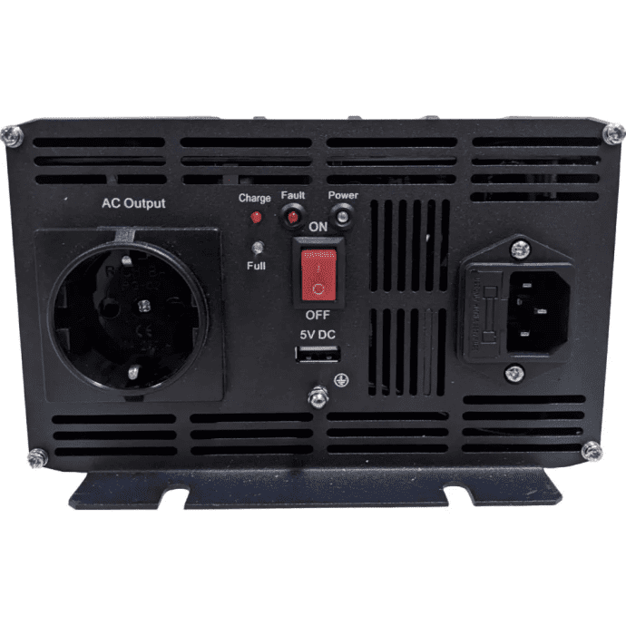 Інвертор + зарядний пристрій Pulsepad PSWCH-500 12V 500W Pure Sine Wave  Фото №2