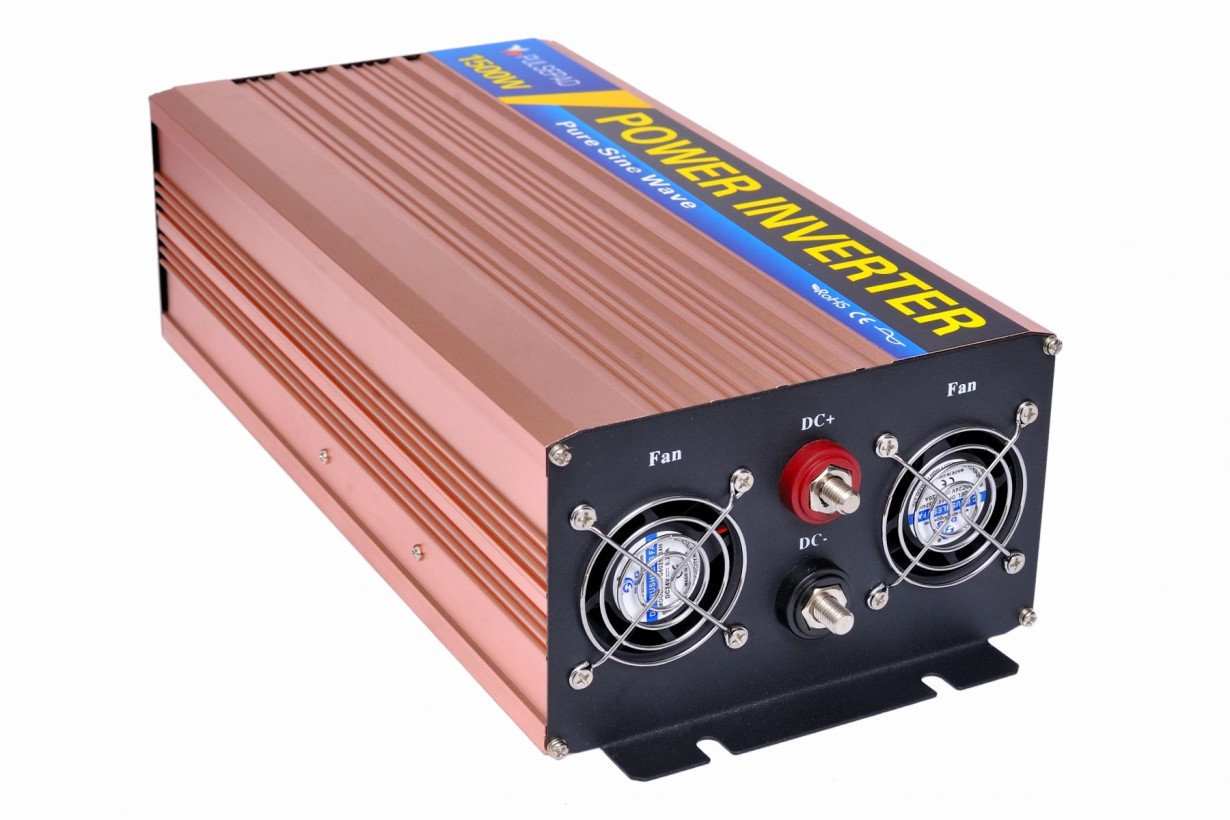 Інвертор + зарядний пристрій Pulsepad PSWCH-1500 12V 1500W Pure Sine Wave  Фото №0