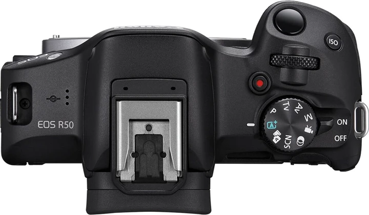 Бездзеркальний фотоапарат Canon EOS R50 kit RF-S 18-45mm IS STM Black (5811C033)  Фото №11