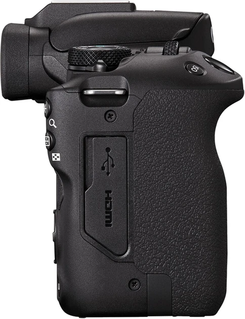 Бездзеркальний фотоапарат Canon EOS R50 kit RF-S 18-45mm IS STM Black (5811C033)  Фото №8