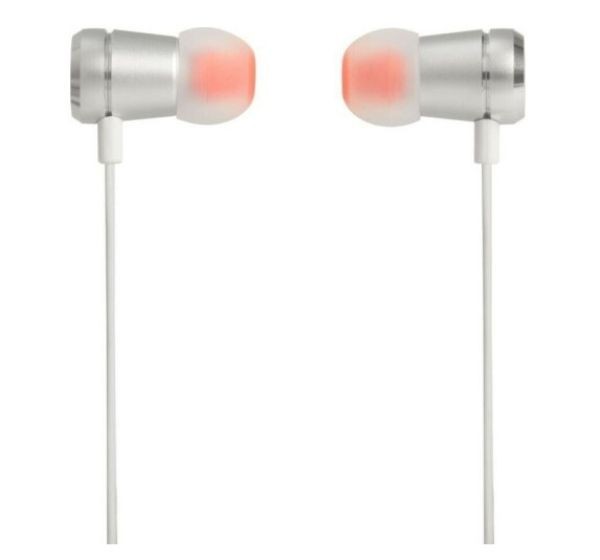 Наушники с микрофоном JBL T290 Silver (JBLT290SIL)  Фото №0