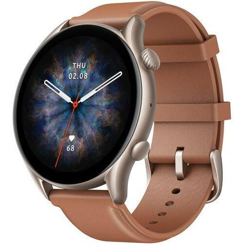 Смарт-годинник Amazfit GTR 3 Pro Brown Leather  Фото №2