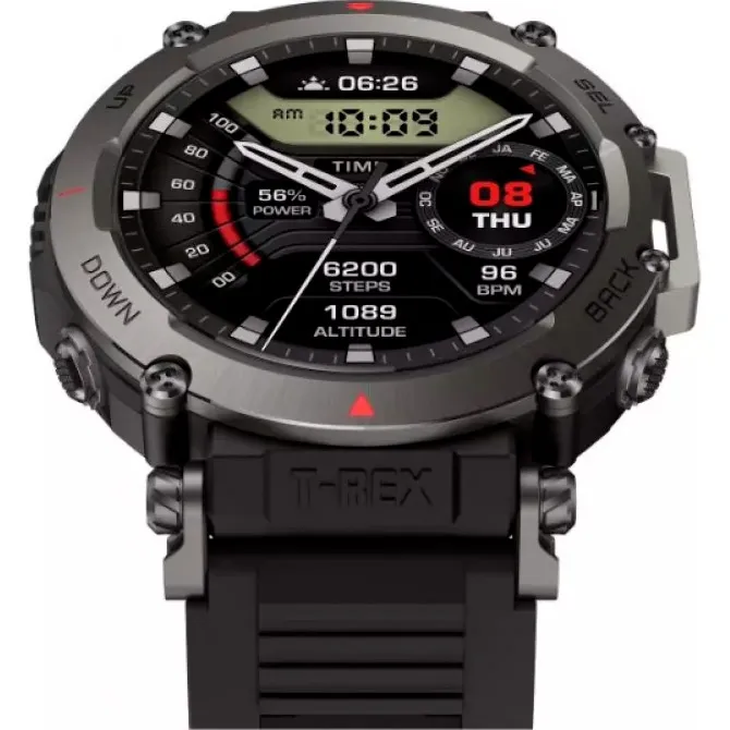 Смарт-годинник Amazfit T-Rex Ultra Abyss Black  Фото №2