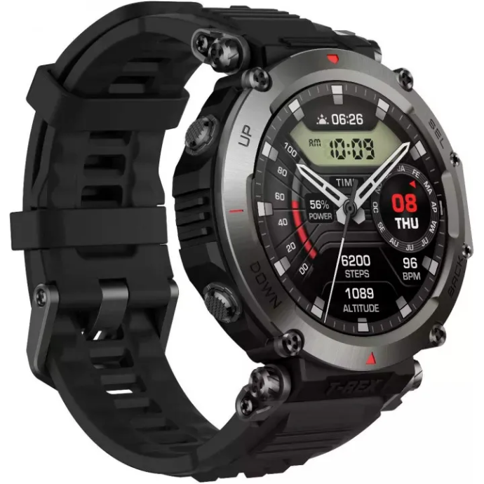 Смарт-годинник Amazfit T-Rex Ultra Abyss Black  Фото №1
