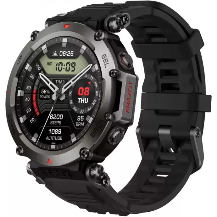 Смарт-годинник Amazfit T-Rex Ultra Abyss Black  Фото №4