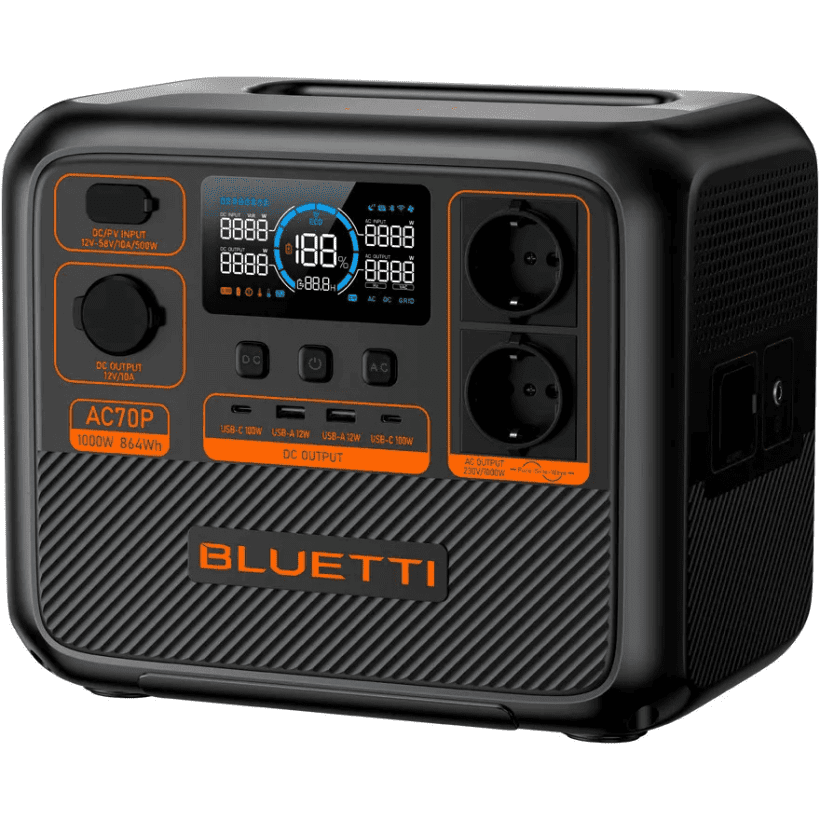Зарядная станция BLUETTI AC70P  Фото №2