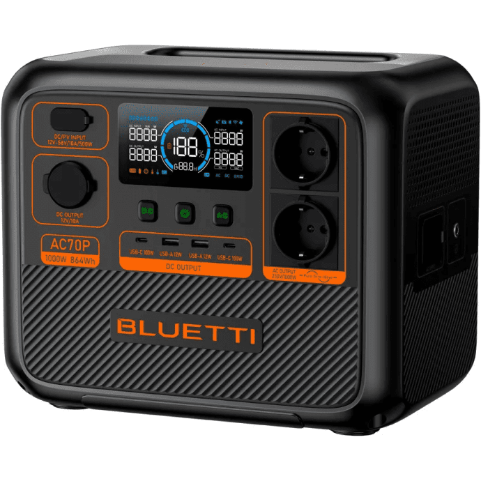 Зарядная станция BLUETTI AC70P  Фото №2