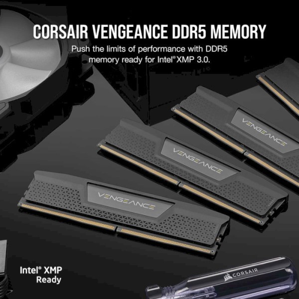 Память для настольных компьютеров Corsair 64 GB (2x32GB) 6400 MHz Vengeance (CMK64GX5M2B6400C32)  Фото №7