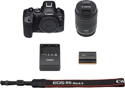 Бездзеркальний фотоапарат Canon EOS R6 Mark II kit (24-105mm) IS STM (5666C030)  Фото №11