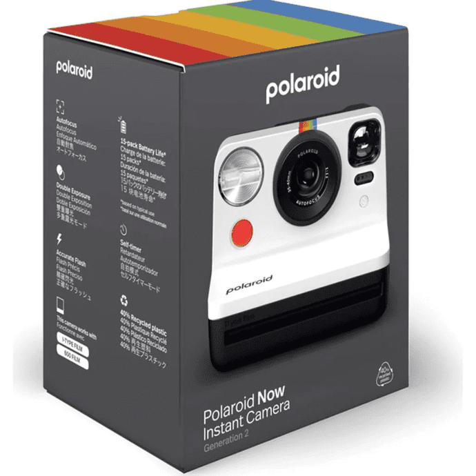 Фотокамера мгновенной печати Polaroid Now Gen 2 Black &amp; White (009072)  Фото №5