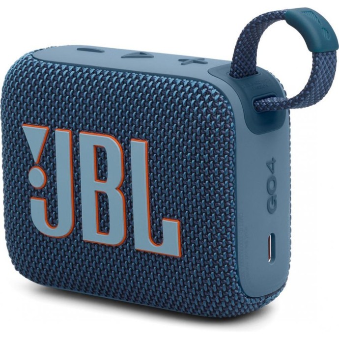 Портативна колонка JBL Go 4 Blue (JBLGO4BLU)  Фото №1