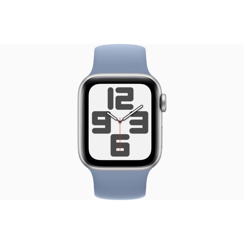 Смарт-часы Apple Watch SE 2 GPS 40mm Silver Alu. Case w. Winter Blue Solo Loop - Размер 9 (MRTT3+MTAU3)  Фото №0