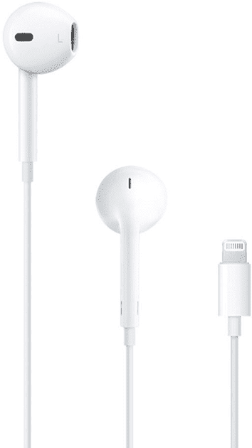 Наушники с микрофоном Apple EarPods with Lightning Connector (MMTN2)
