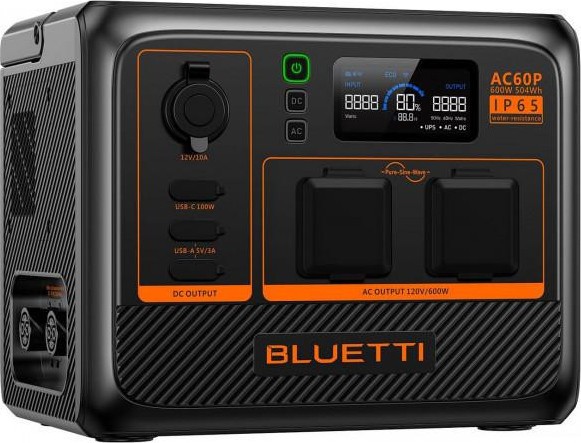 Зарядна станція BLUETTI AC60P 504Wh 600W  Фото №1