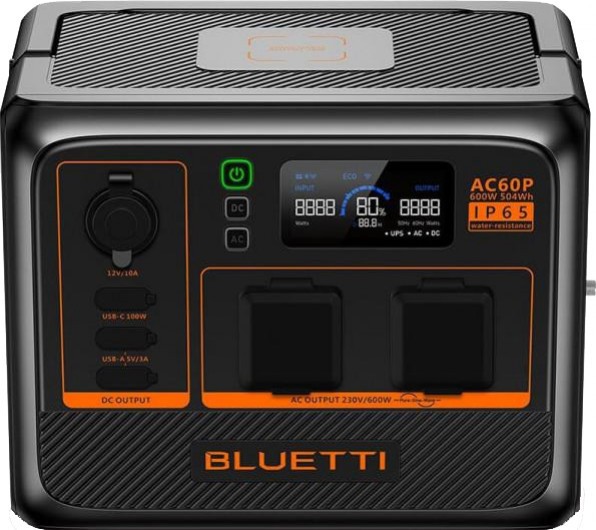 Зарядна станція BLUETTI AC60P 504Wh 600W  Фото №3