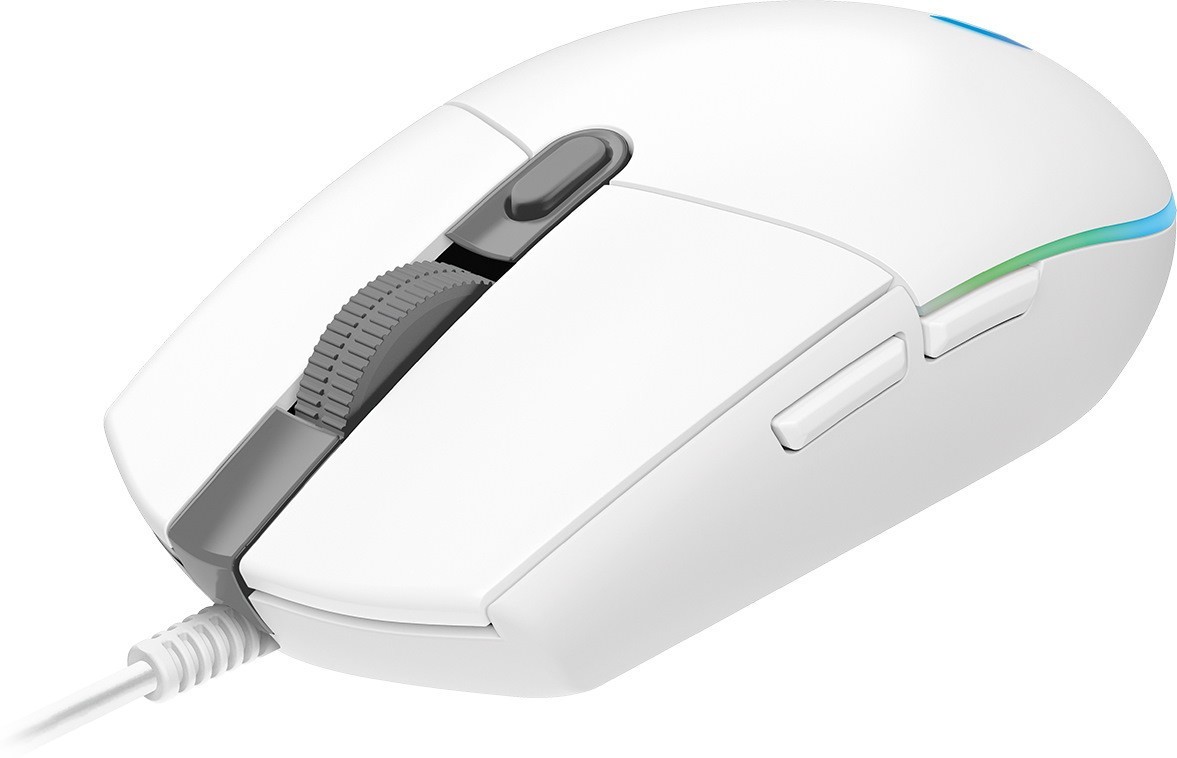 Мышь Logitech G203 Gaming Lightsync RGB White (910-005797)  Фото №1