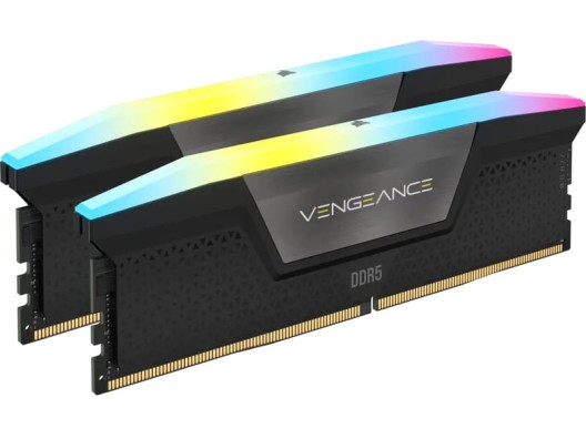 Память для настольных компьютеров Corsair 32 GB (2x16GB) DDR5 6000 MHz Vengeance RGB (CMH32GX5M2E6000C36)  Фото №0