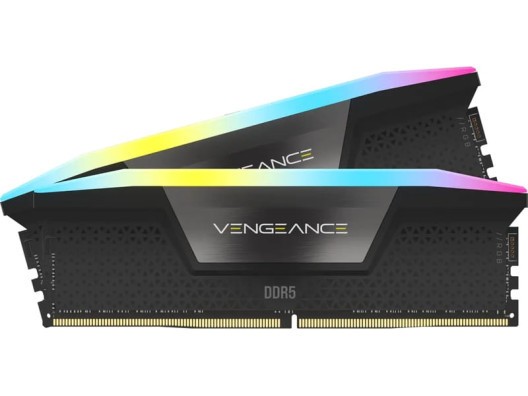 Память для настольных компьютеров Corsair 32 GB (2x16GB) DDR5 6000 MHz Vengeance RGB (CMH32GX5M2E6000C36)  Фото №1