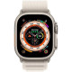 Смарт-часы Apple Watch Ultra GPS + Cellular 49mm Titanium Case with Starlight Alpine Loop - Large (MQF13/MQFT3)