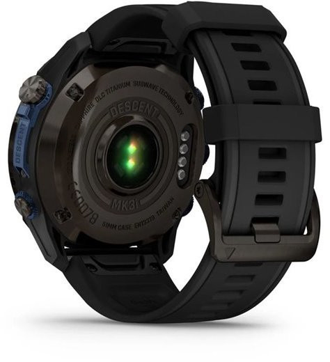 Спортивний годинник Garmin Descent Mk3i 51mm Carbon Gray DLC Titanium with Black Silicone Band (010-02752-10/11)  Фото №2