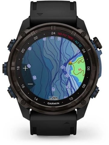 Спортивний годинник Garmin Descent Mk3i 51mm Carbon Gray DLC Titanium with Black Silicone Band (010-02752-10/11)  Фото №10