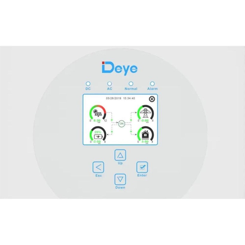 Гибридный солнечный инвертор (hybrid) Deye SUN-6K-SG03LP1-EU WiFi  Фото №2