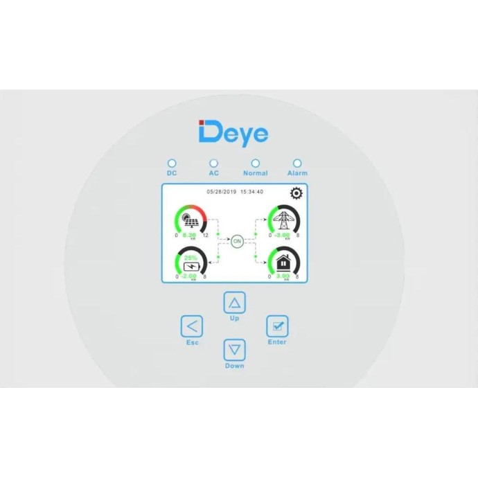 Гибридный солнечный инвертор (hybrid) Deye SUN-6K-SG03LP1-EU WiFi  Фото №2