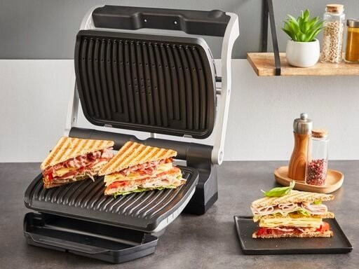 Електрогриль притискний Tefal OptiGrill+ GC718D10  Фото №2