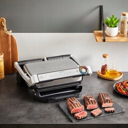 Електрогриль притискний Tefal OptiGrill+ GC718D10  Фото №1