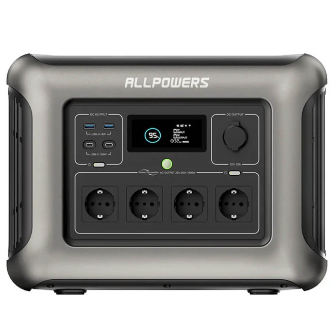 Зарядная станция Allpowers R1500 1152Wh 1800W LiFeP04