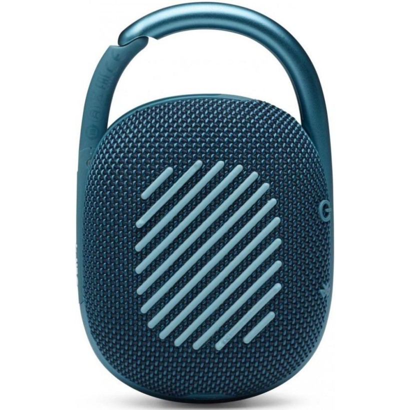 Портативні колонки JBL Clip 4 Blue (JBLCLIP4BLU)  Фото №2