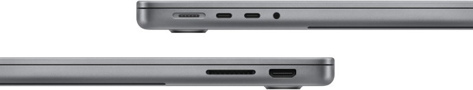 Ноутбук Apple MacBook Pro 14&quot; M3 2023 Space Gray Late 2023 (Z1C80001H)  Фото №4