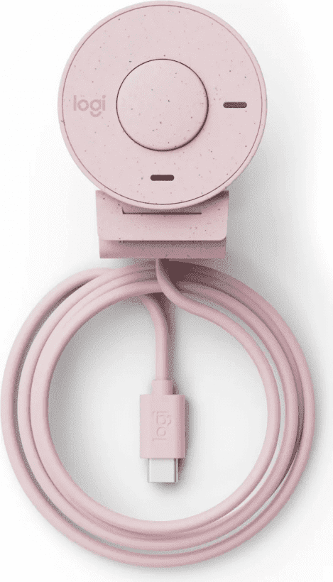 Веб-камера Logitech Brio 300 FHD Rose (960-001448)  Фото №4