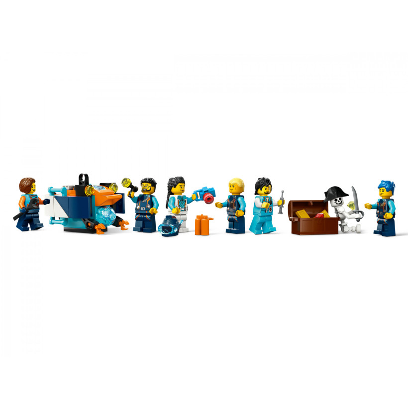 Блоковий конструктор LEGO City Глибоководний дослідницький підводний човен (60379)  Фото №0