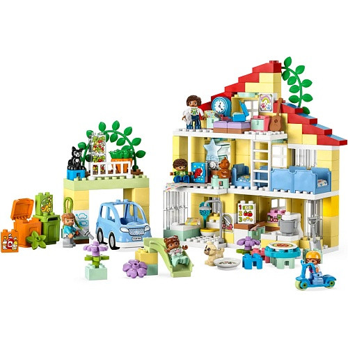 Блоковий конструктор LEGO Duplo Сімейний будинок 3 в 1 (10994)