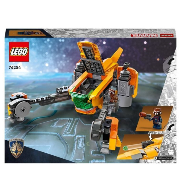 Блоковий конструктор LEGO Marvel Зореліт малюка Ракети (76254)  Фото №0