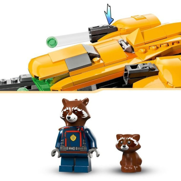 Блоковий конструктор LEGO Marvel Зореліт малюка Ракети (76254)  Фото №4