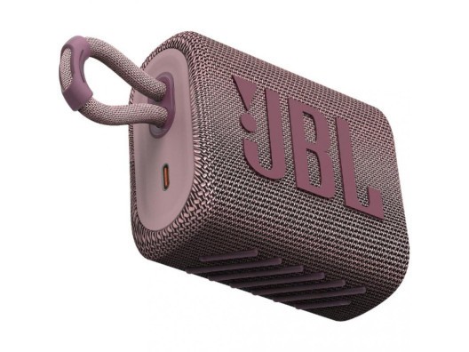 Портативная колонка JBL Go 3 Pink (JBLGO3PINK)  Фото №1