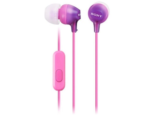 Наушники с микрофоном Sony MDR-EX15AP Blue  Фото №1