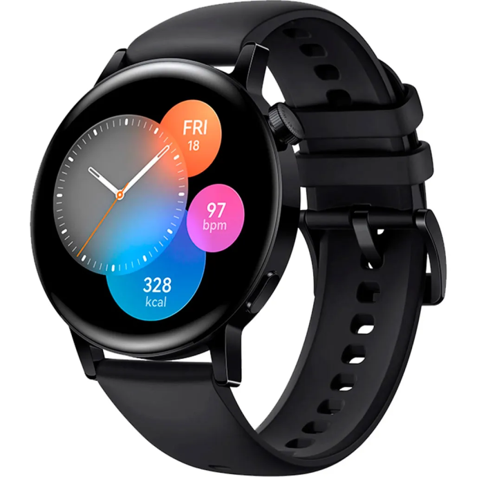 Смарт-часы Huawei Watch GT3 42mm Black (55027152)  Фото №0