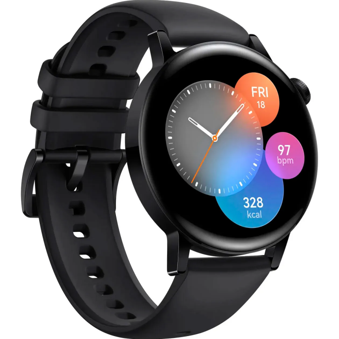 Смарт-часы Huawei Watch GT3 42mm Black (55027152)  Фото №1