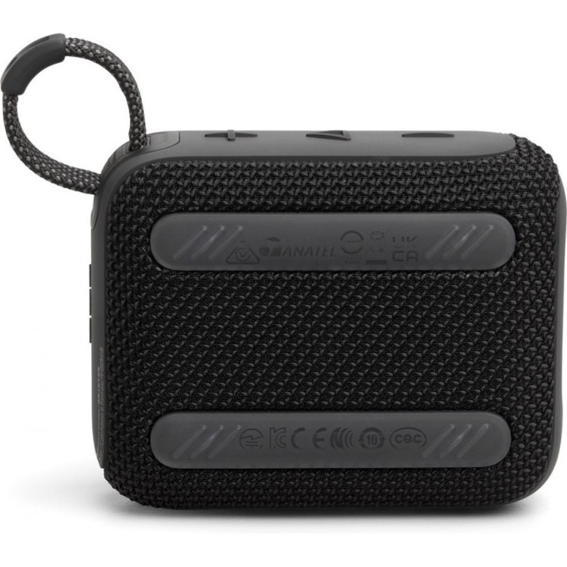 Портативна колонка JBL Go 4 Black (JBLGO4BLK)  Фото №2