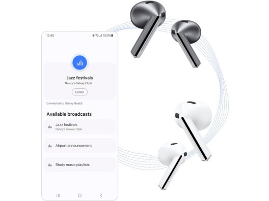 Навушники TWS Samsung Galaxy Buds3 Silver (SM-R530NZAA)  Фото №9