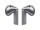 Навушники TWS Samsung Galaxy Buds3 Silver (SM-R530NZAA)  Фото №5