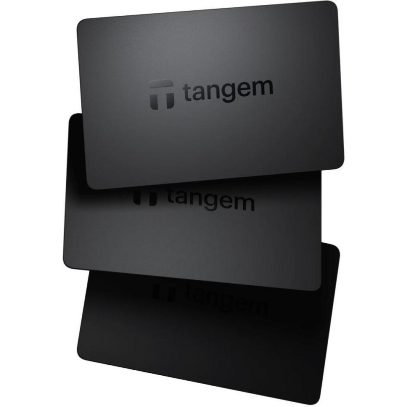 Апаратний криптогаманець Tangem Wallet 2.0 Black (TG128X3-B)  Фото №0