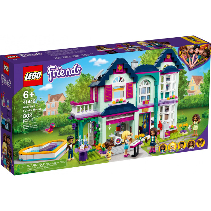 Блоковый конструктор LEGO Семейный дом Андреа (41449)  Фото №0
