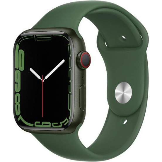 Смарт-часы Apple Watch Series 7 GPS + Cellular 45mm годинник Apple Watch Series 7 GPS + Cellular 45mm Silver Stainless Steel Case w. Starlight Sport B