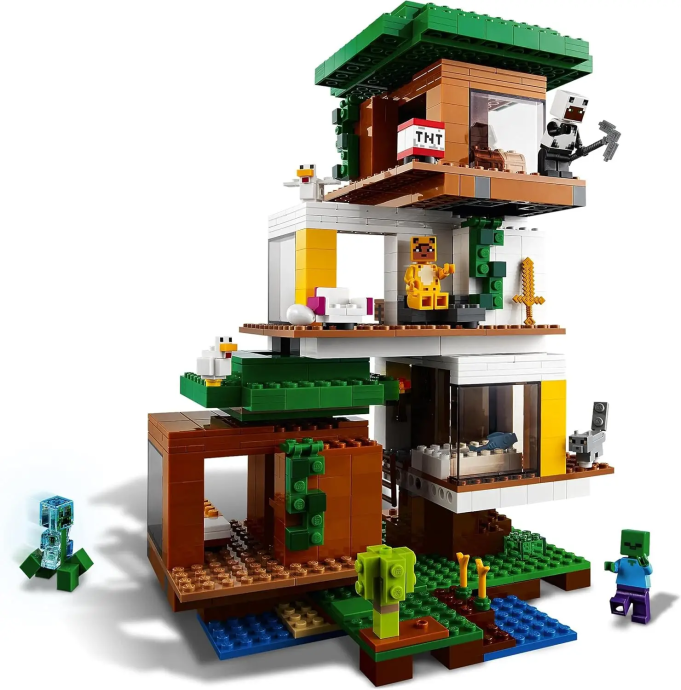 Блоковий конструктор LEGO Minecraft Сучасний будиночок на дереві (21174)  Фото №4