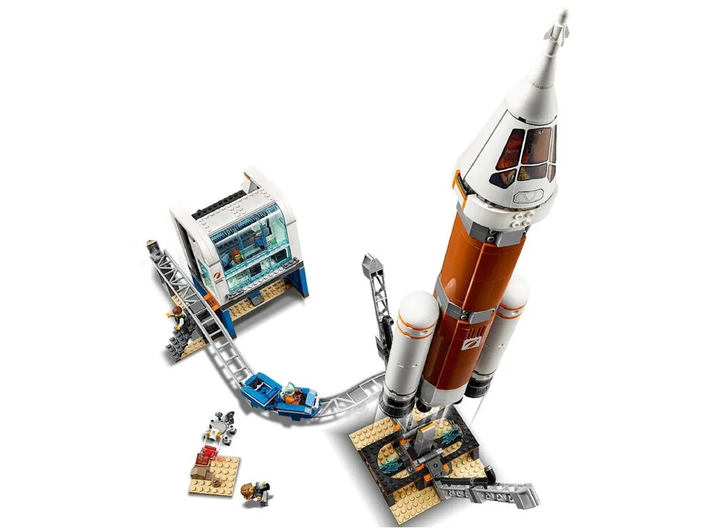 Блоковый конструктор LEGO City Ракета и пульт управления запуска в космос (60228)  Фото №2