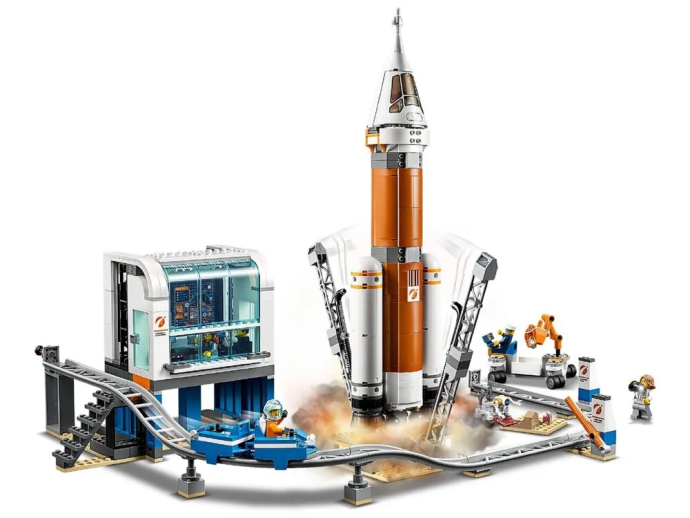 Блоковый конструктор LEGO City Ракета и пульт управления запуска в космос (60228)  Фото №1